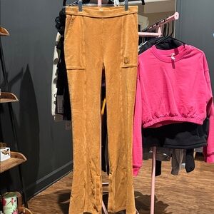 ALO Yoga Gold Corduroy  Flare Pants